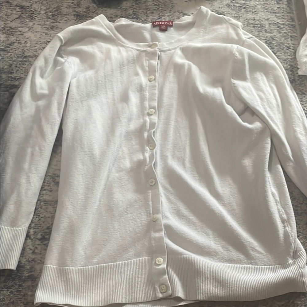 Merona White Button Down Shirt